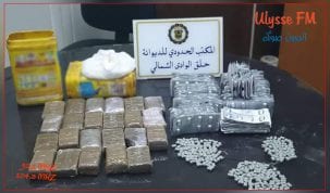 حجز كوكايين و إكستازي و سوبيتاكس و صفائح قنّب هندي بحوزة مسافر بميناء حلق الوادي