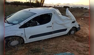 حادث مرور بجربة